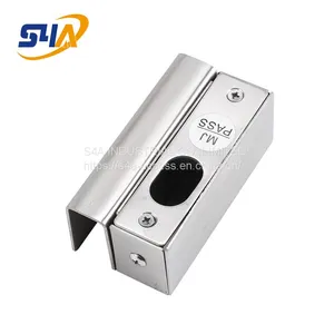 Small Electric Bolt Lock Bracket Stainless Steel Door Clamp thumbnail-1