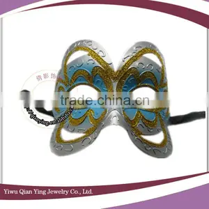 Cheap Decorative Colorful Butterfly Shaped Cocktail Party Masks for Sale thumbnail-2