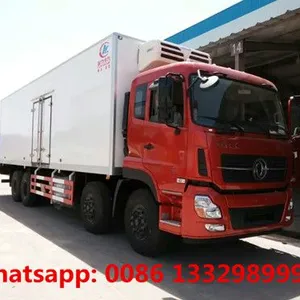 Dongfeng Tianlong 6*4 LHD 20T Refrigerated Van Truck for Sale thumbnail-2