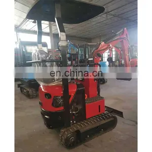 Cheap Prices Chinese Smallest 1 Ton Mini Hydraulic Excavator Micro Mini Digger Excavator for Sale in thumbnail-1
