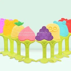 Silicone Baby Teether Wholesale Toddlers Chewable Fruit Teethers Toy thumbnail-1