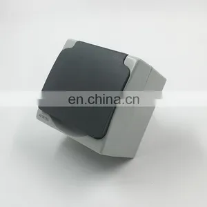 Afortec Hot Selling Black Wall Socket Covers Senior French Standard Socket Household and Hotel Wall Socket thumbnail-1