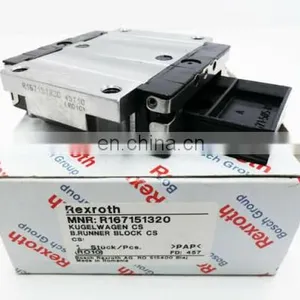 R167151320 Rexroth Runner Block Linear Bearing R167151420 R16151220 thumbnail-1