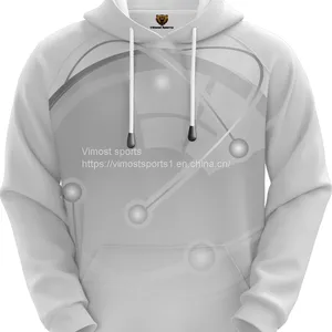 White Custom Sublimation Hoodie With High Quality thumbnail-2