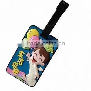 Various Design Square PVC Luggage Tag thumbnail-1