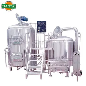 1000L 10HL Commercial Three Vessel Brewhouse on Sale thumbnail-1