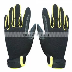 Good Grip Hand Work Safety Wholesale Iron High Performance Durable Protective Colorful Mechanic Tactical Gloves thumbnail-2