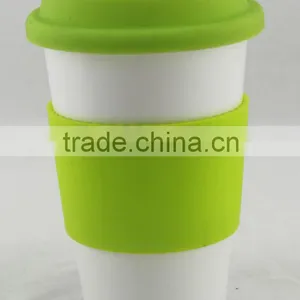 Custom Design Carry On Coffee Ceramic Mug With Lid thumbnail-1