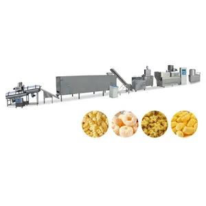 Factory New Design Top Sale Rice Corn Snack Making Machine Best Feedback Inflated Snacks Food Processing Line thumbnail-1