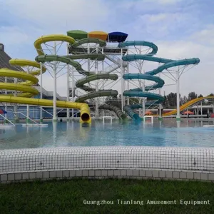 Water Park Fiberglass Slide Outdoor Combination of Large Children's Water Play Water House Water Village Slide Equipment thumbnail-3