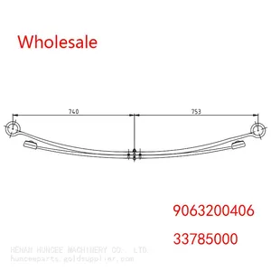9063200406, 33785000 For MERCEDES Sprinter Rear Leaf Spring Wholesale thumbnail-1
