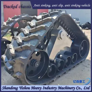 Corn Harvester Modified With Anti Sinking Half Chain Rail for Mud Harvesting, no Worries thumbnail-4