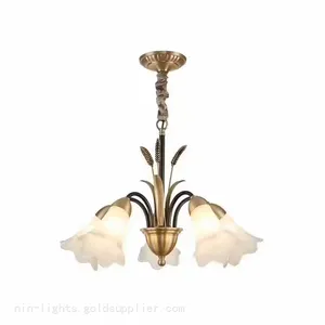 Modern European Style Living Room Bedroom Chandelier Fixture thumbnail-2