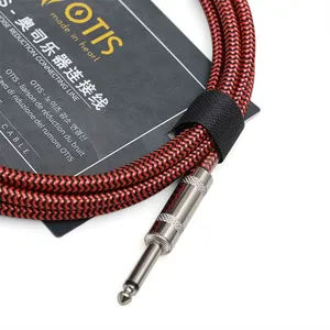 China Factory OTIS Professional Noise-canceling Cable, Braided Sheath Audio Instrument Connection Cable thumbnail-3