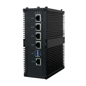 Wide Temperature Industrial Computer Fanless Embedded Din Rail PC thumbnail-1