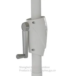 Portable Double-layer Square Center Pole Parasol, Customizable for Vacation Villages and Homestays thumbnail-5