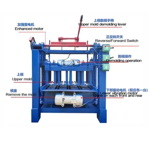 Automatic Hydraulic Concrete Hollow Block Making Machine Cement Brick Machine thumbnail-2
