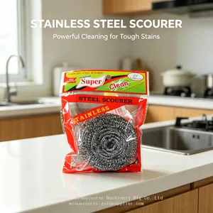 No Wire Shedding High Density Steel Wool Ball With Strong Decontamination Power thumbnail-3