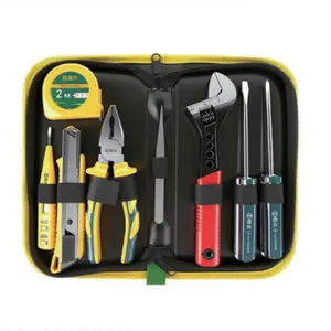 8pcs Oxford Zipper Pouch Household Mini Hand Tool Kit, Portable Compact Home Repair Tool Bag thumbnail-1