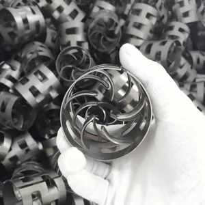 SS316L Metal Pall Ring for Corrosive Chemical Process Towers thumbnail-2