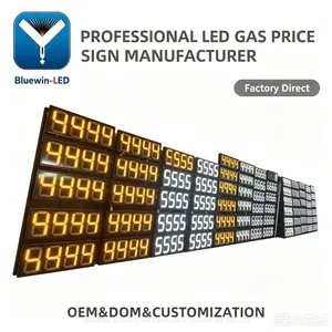 Waterproof Digital Channel Led Screen Price Sign for the Price of Oil in the Gas Station thumbnail-2