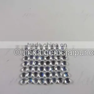 Wholesale Loose GemstoneRainbow Moonstone Top Quality Rose Cut Cabochons thumbnail-3