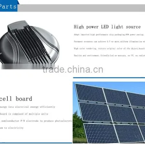 40W Solar Led Street Light Lighting ,Effect Equal To 250W High Pressure Sodium Lamp thumbnail-6