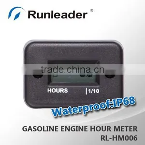 Waterproof Digital LCD Inductive Hour Meter for Motocross Jet Boat Motorcycle Marine Jet Ski Pit Bike Dirt Bike Atv Outboard ATV thumbnail-1