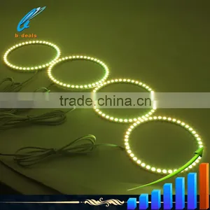 100mm RGB Led Angel Eye Changing Color by the Remote for Ford and Volvo thumbnail-3