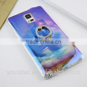 Blue Light TPU City Cartoon Soft Case With Ring Bracket for Samsung S6 Edge/S7/Note5/A9/A710 thumbnail-3