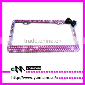Bow Tie Bling Lovely Girls License Plate thumbnail-1