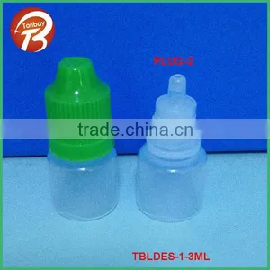 3ml LDPE Plastic E-cig Liquid Bottle With Childproof Cap and Needle Tips thumbnail-4