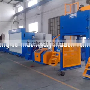 Copper Rod Electrical Conductor Breakdown Machine With Drop Coiler thumbnail-1