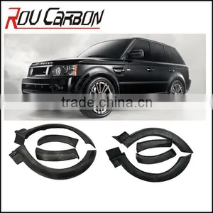 Full Carbon Fiber Sider Skirt Rover Evoque Front Fender Flare Spoiler thumbnail-1