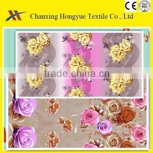 Polyester Material Pigment Printed Fabric/polyester Brushed Fabric for Making Bed Sheets,curtain,mattress Cover thumbnail-1