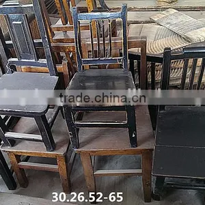Reproduction Vintage Chinese Classical Antique Furniture Wooden Small Chair thumbnail-4