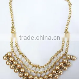 Imitation Pearl Fashion Jewelry Necklace thumbnail-1