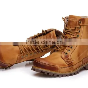 New Design High Cut Leather Men Shoes thumbnail-2