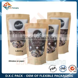 Food Packaging Paper Bags With Window For Food Packaging(Manufacture) thumbnail-1
