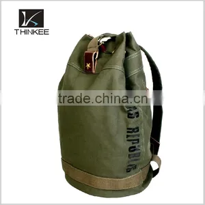 OEM Drawstring Backpack Fashion Backpack Bag 2016 New Products Canvas Drawstring Backpack thumbnail-1