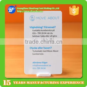 Full Color Printable PVC Plastic Smart Buisness Card thumbnail-2