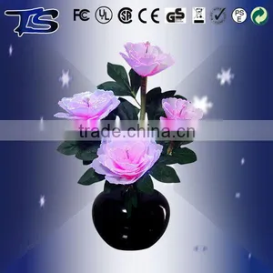 Best Sale Style -Pink Penoy With LED Color Changing Fiber Optic Flowers/Holiday Flowers With CE thumbnail-6