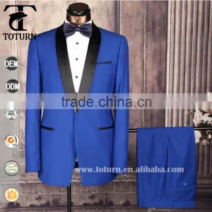 2016 Trending Products New Design Italian Style Buy Direct From China Factory Customized Pictures Formal Dress Men Wedding Suit thumbnail-2