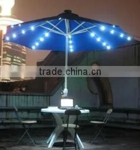 Solar Umbrella With LED Lights thumbnail-1