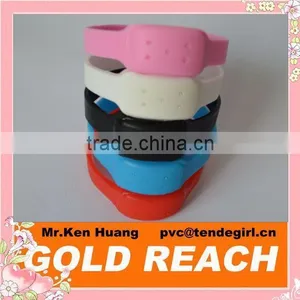 Custom Silicone Citronella Mosquito Repellent Bracelet thumbnail-1