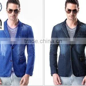 New European Style Denim Jacket thumbnail-3