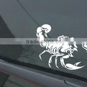 Factory Price Custom Design Lovely Animals 3d Printing Car Vinyl Bumper Sticker thumbnail-2