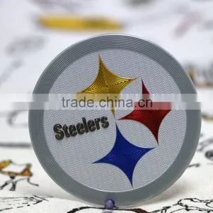 Steeler Star Plating Custom Decorative PVC Embossed Badges thumbnail-1