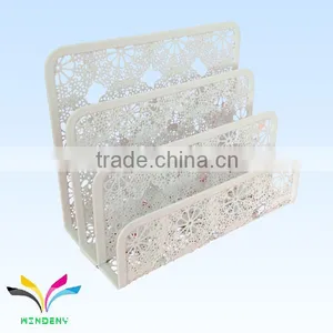 High Quality Hot Selling School and Office Stationery for Book Magazine Desk Blue Decorative Metal Document Display Holder thumbnail-2