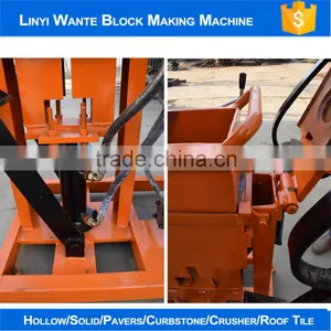 Wante Machinery Small Size WT1-25 Interlocking Brick Making Machine, Block Making Machine thumbnail-6